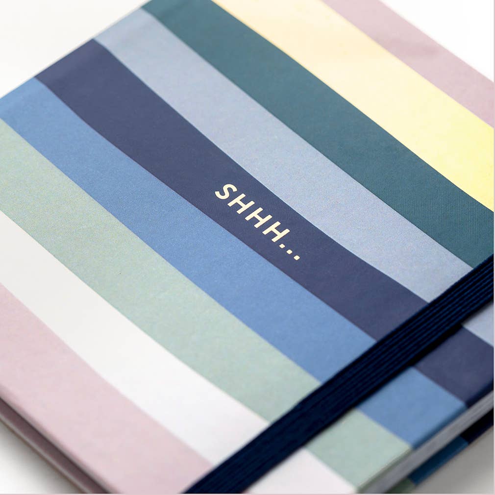 Busy B - Wholesale Journal/Diary - Password Book | Small Password Organiser | Stripe Design1