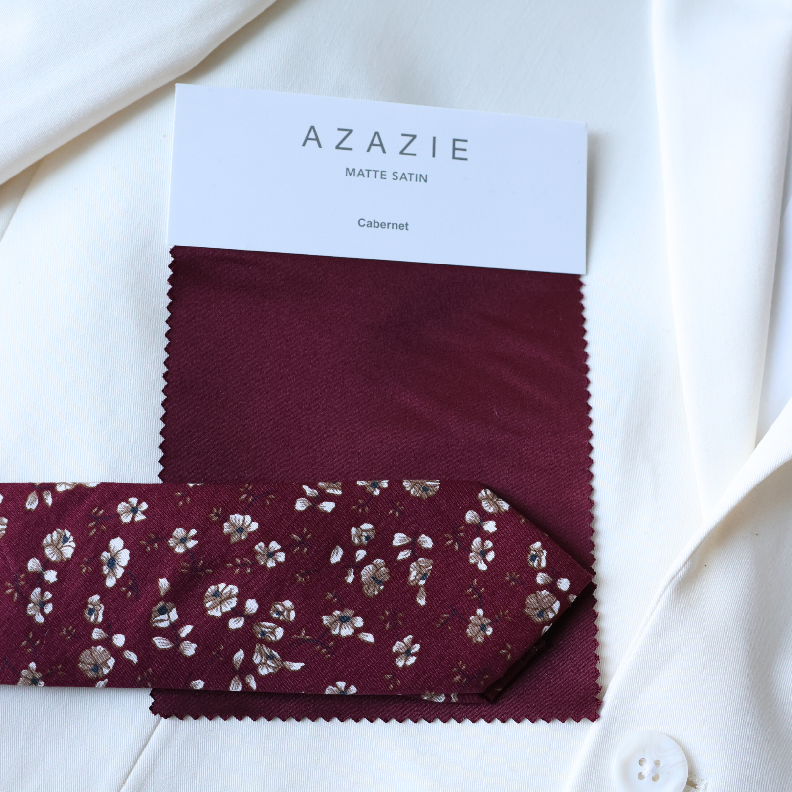 Tie Mood – wholesale Bow Tie - Men’s – Rowan Burgundy Floral Bow Tie1