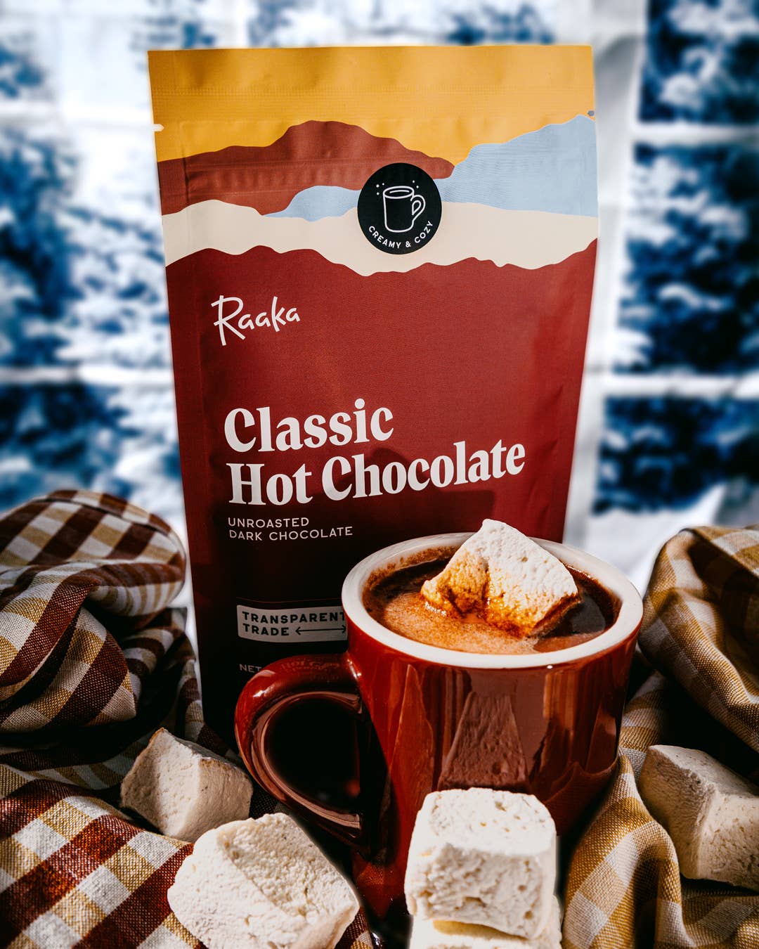 Raaka Chocolate - Wholesale Hot Cocoa Mix/Kit - Classic Hot Chocolate - Holiday & Winter 2