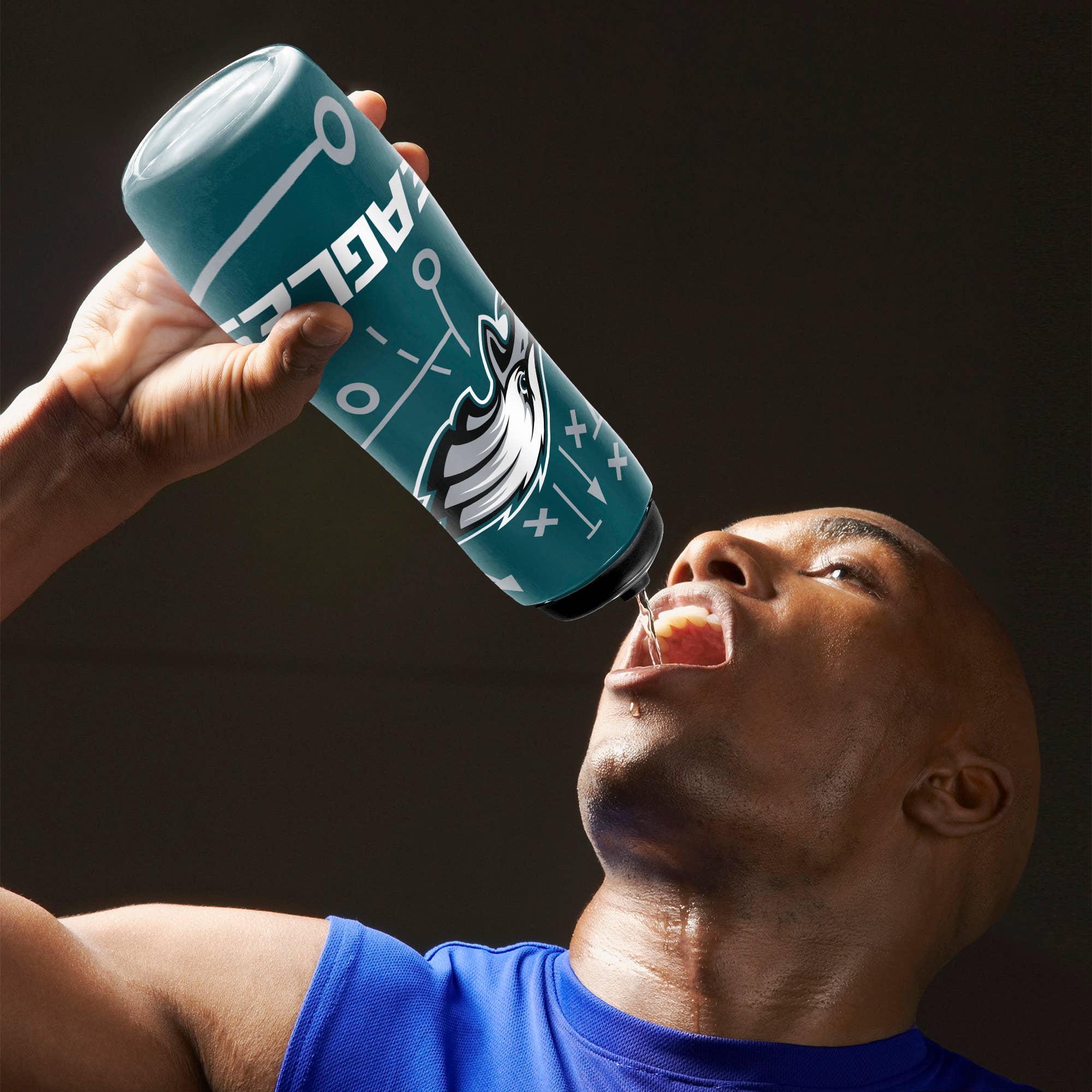 Party Animal, Inc. - Vente Bouteilles d'eau - Bouteille d'eau Squeezy Philadelphia Eagles2