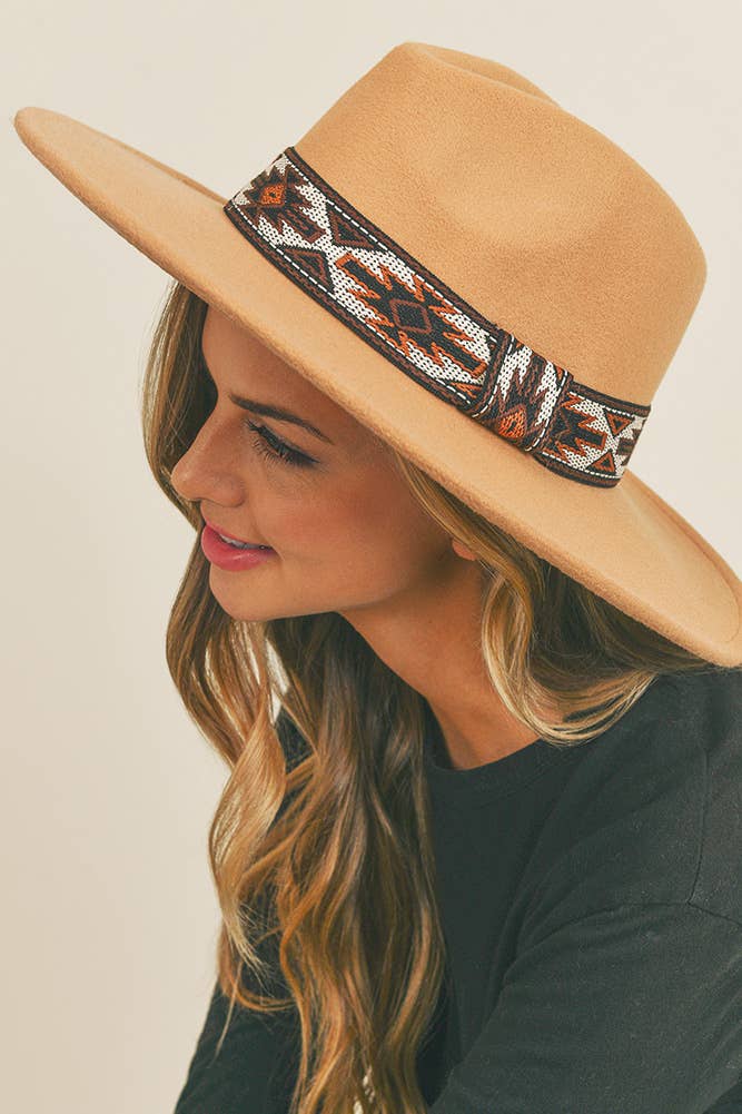 Hana - Wholesale Fedora - Women's - Tribal Band Panama Hat20