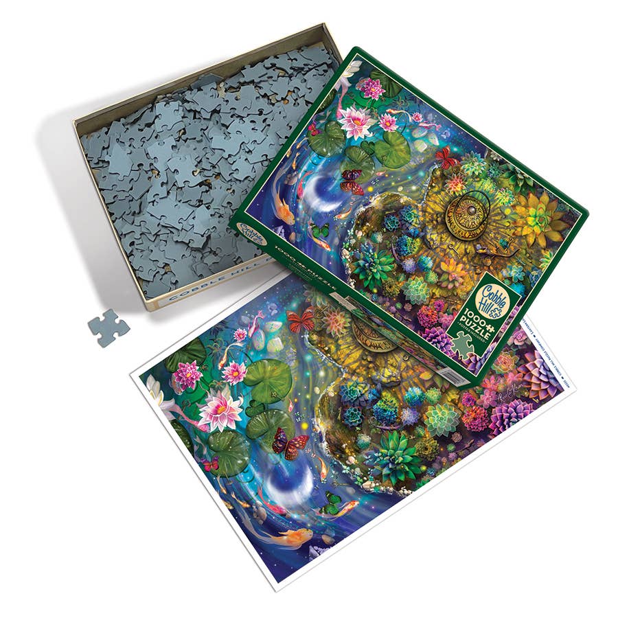 Outset Games and Cobble Hill Puzzles - Vente Puzzle – adulte - Puzzle de 1000 pièces Lumière de lanterne2