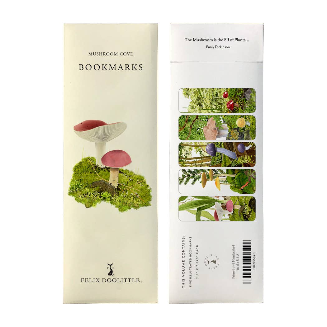 Felix Doolittle – Engroshandel Bogmærke – Mushroom Cove - Bogmærker - Sæt af 51