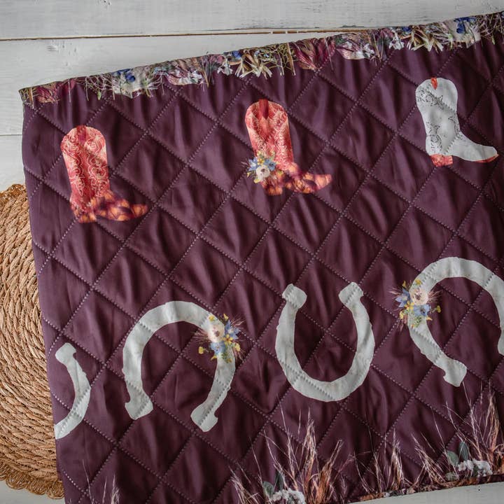 Oxeye Floral Co. - Wholesale Picnic Blanket - Wild Horses Voyager Blanket4