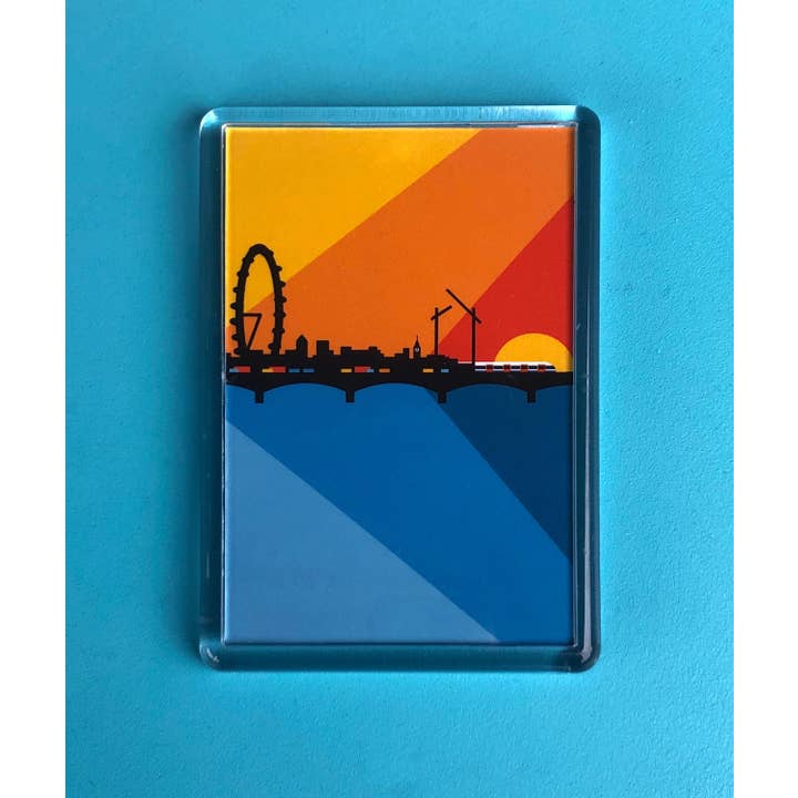 WATERLOO SUNSET Kylskåpsmagnet för wholesale av Rebecca Pymar