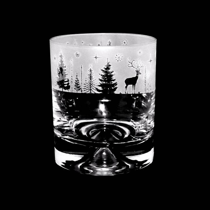 Winter wonderland T17 whisky tumbler for wholesale by The Milford Collection