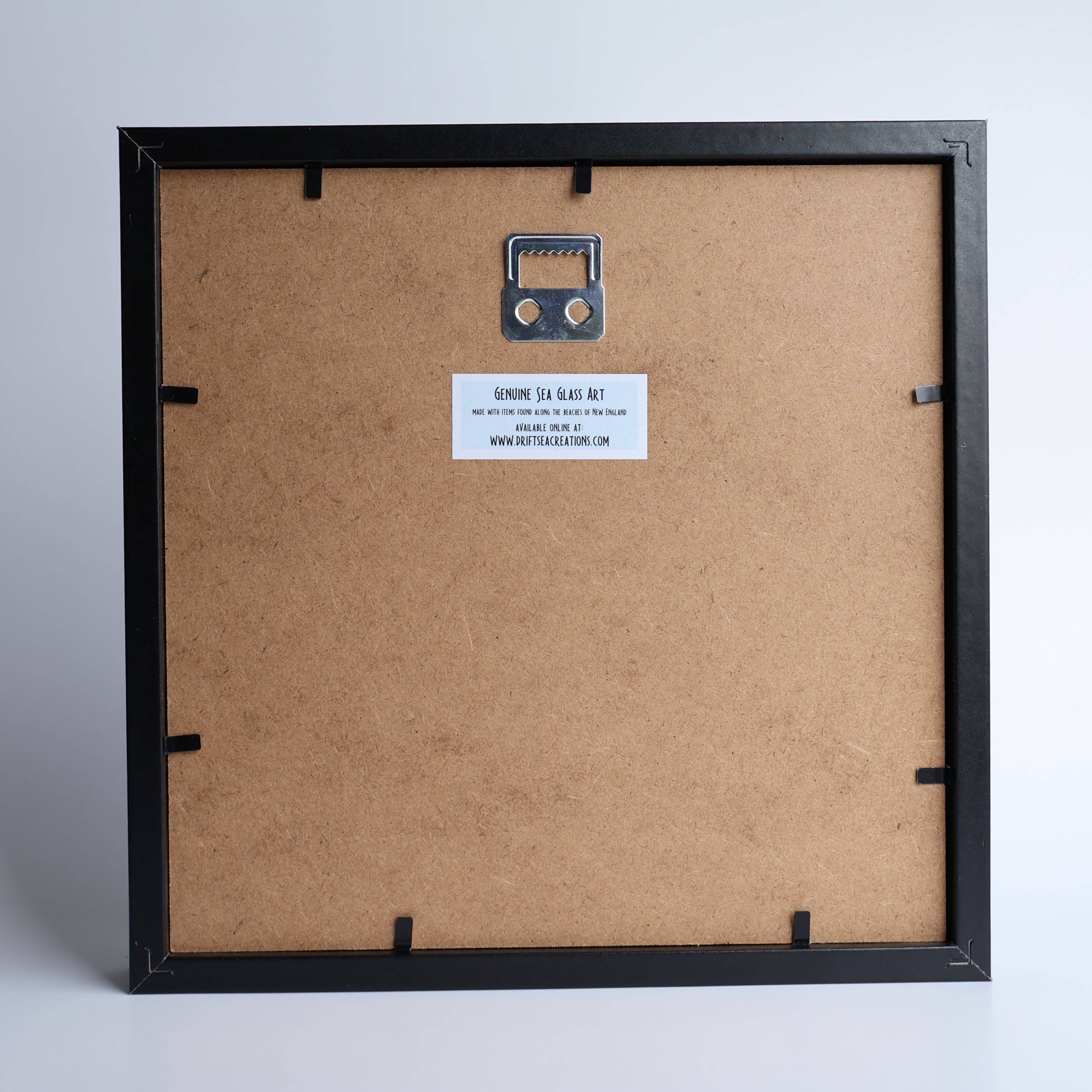 Driftsea Creations - Wholesale Art Print - Two Sea Glass Seagulls on Mussel Shells1