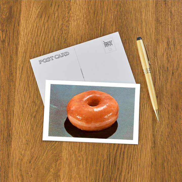 Found Image Press - Wholesale Postcard - Postcard BE-45 Glazed Donut1