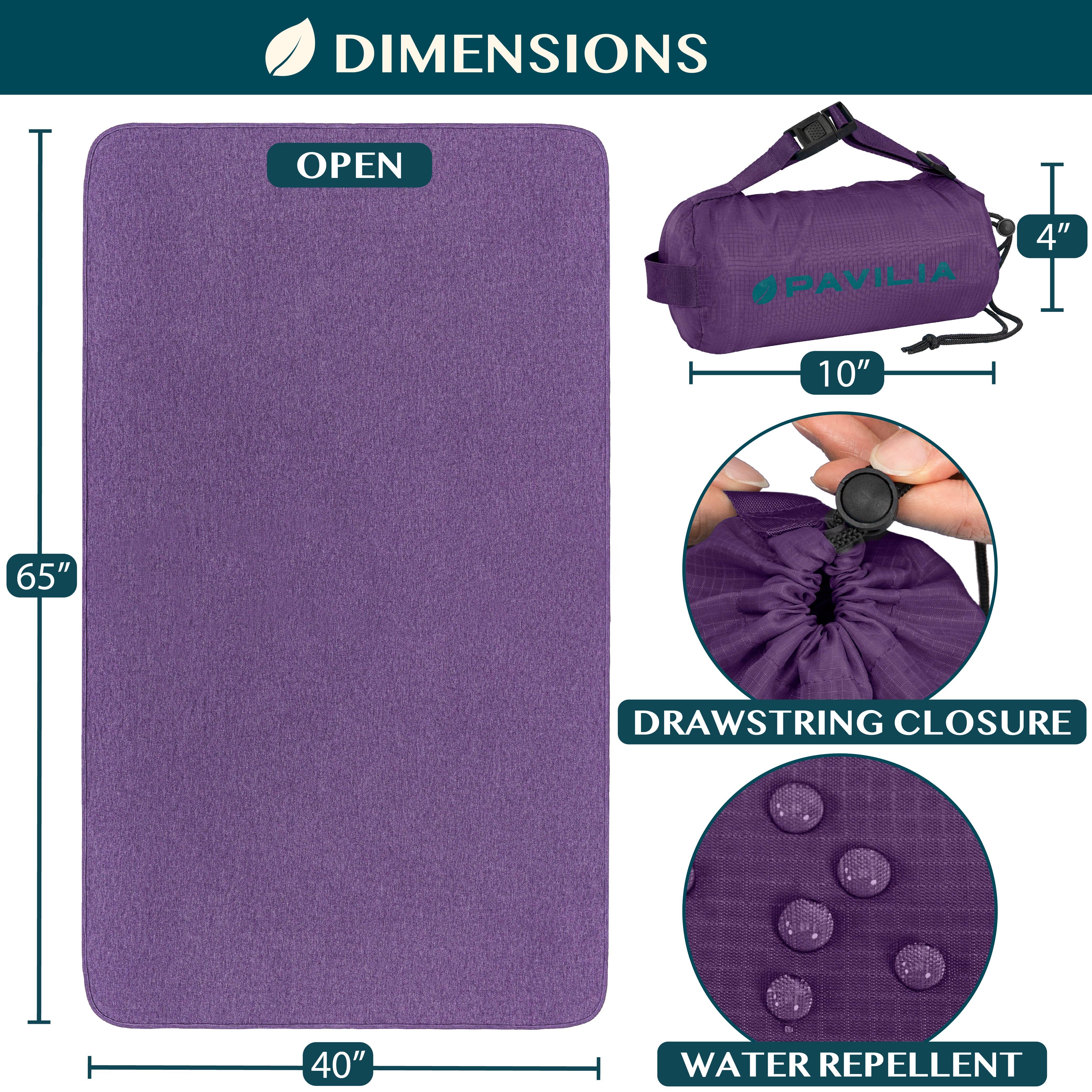 Pavilia - Wholesale Travel Blanket - Compact Travel Blanket with Bag12