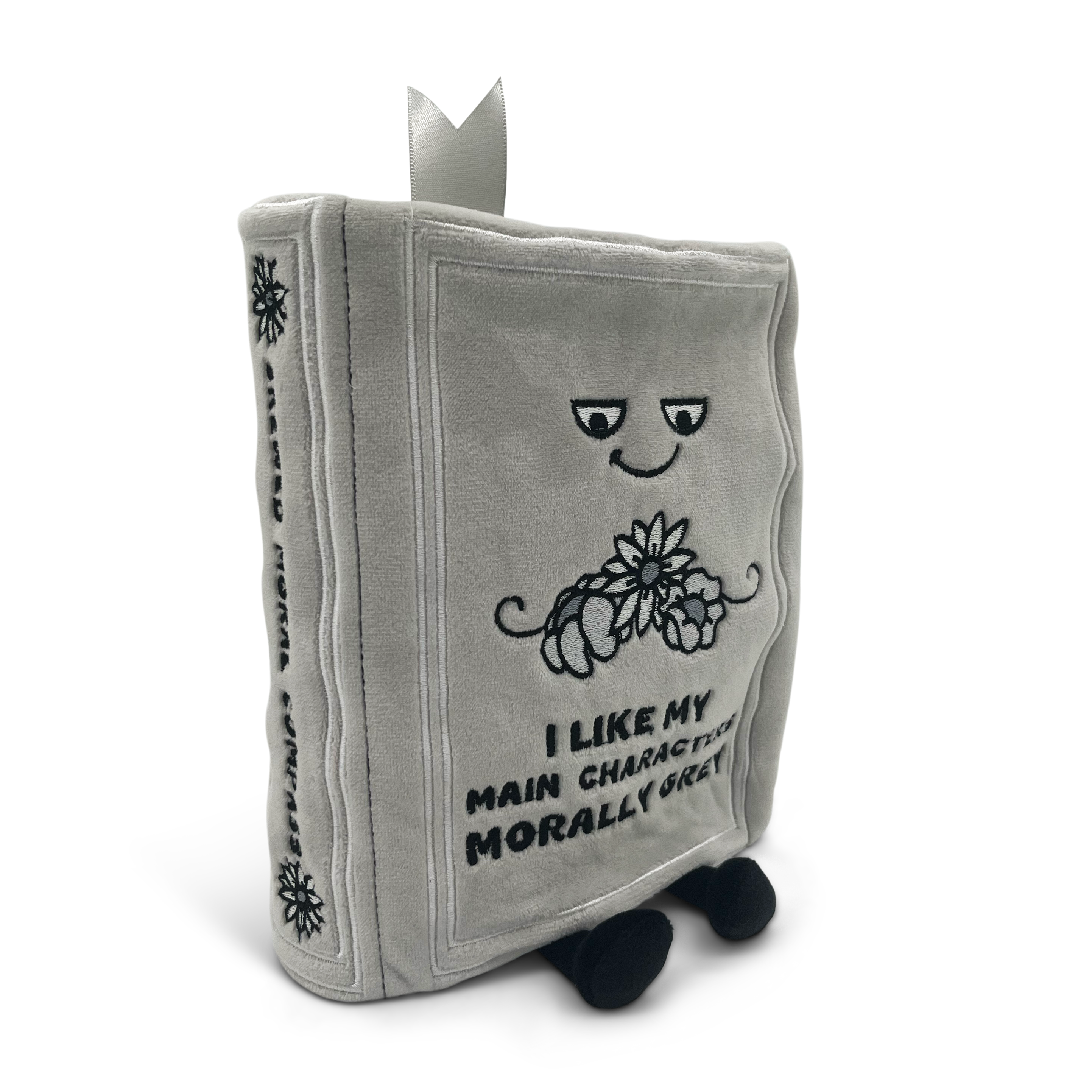 Punchkins - Wholesale Gag Gift/Novelty Gift - "I Like My Main Characters Morally Grey" Book Plush2