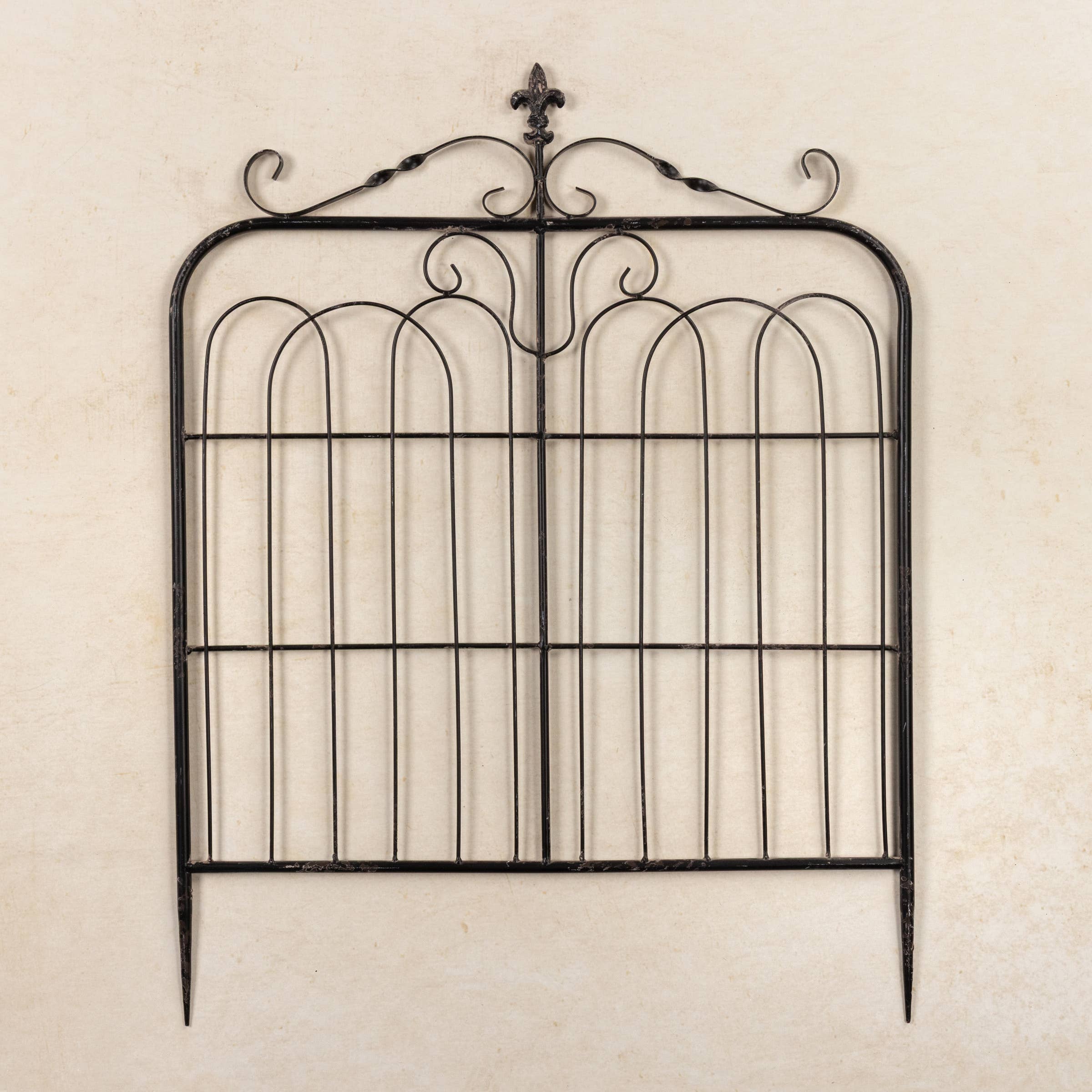 Ragon House - Wholesale Outdoor Ornament/Decor - 32" AGED BLACK GARDEN GATE1