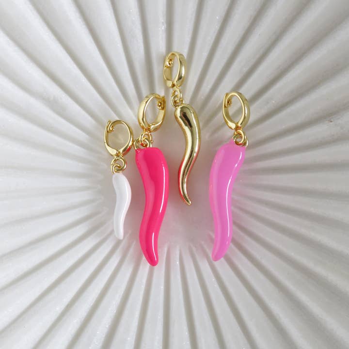 Curated By Suarez - Wholesale Individual Charm/Pendant - Essential Protection - Cornicello Charms with Hinged Clasp1