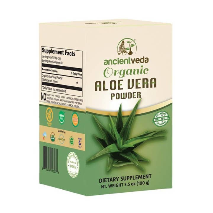 Ancientveda - Wholesale Oral supplement/vitamin - Aloe Vera Powder (100 gms)0