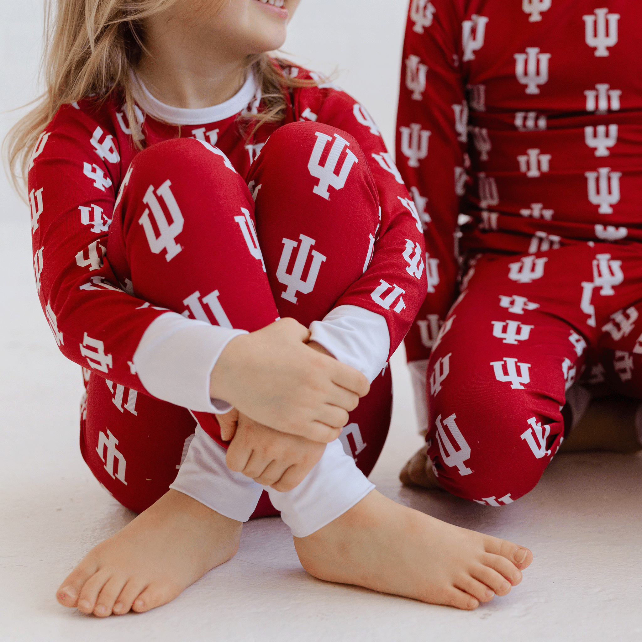 Tailgate Tikes - Wholesale Sleepwear Set - Kids - Indiana Hoosiers Two-Piece Pajama Set3