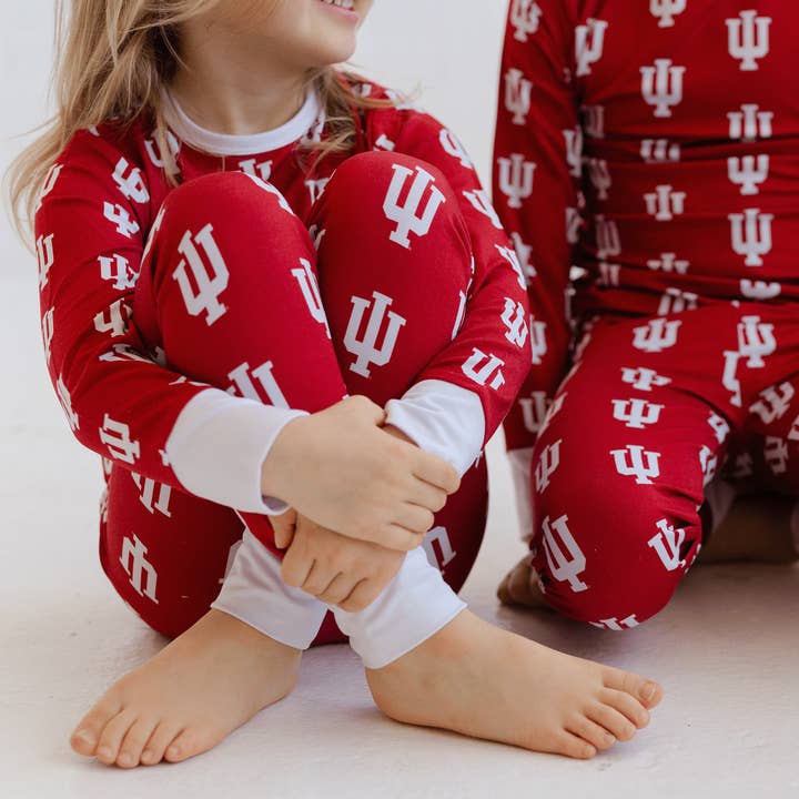 Tailgate Tikes - Wholesale Sleepwear Set - Kids - Indiana Hoosiers Two-Piece Pajama Set3