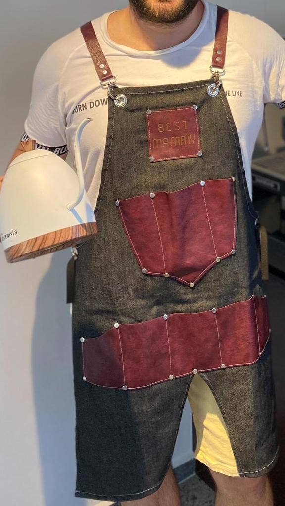 La Hammam - Wholesale Apron - High Quality Unisex Apron w leather pockets12