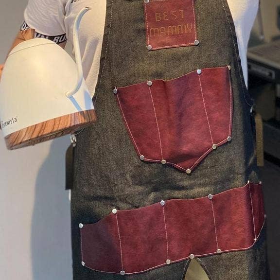 La Hammam - Wholesale Apron - High Quality Unisex Apron w leather pockets12