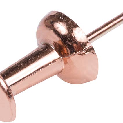 JAM PAPER - Wholesale Push Pin - JAM Colorful Push Pins, Rose Gold Pushpins, 100/Pack3