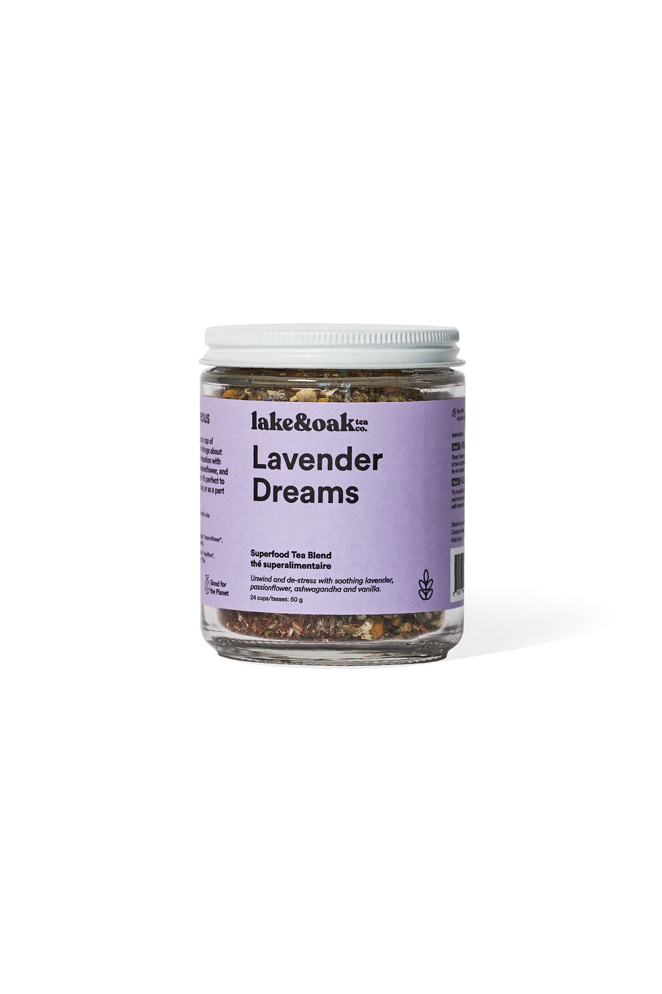 Lake & Oak Tea Co. - Wholesale Loose Tea - Lavender Dreams - Superfood Tea Blend2