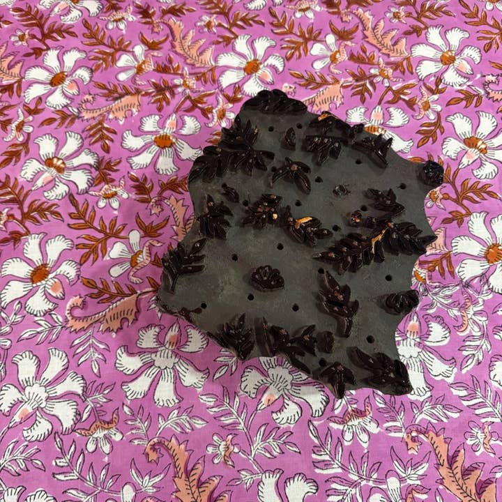 Annahmol - Wholesale Quilt - Kids & Baby - Wood Block Print Reversible Cotton Baby Blanket43