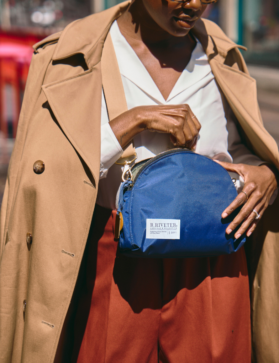 R.Riveter - Wholesale Crossbody Bag - Women's - Hopper | Navy Nylon1