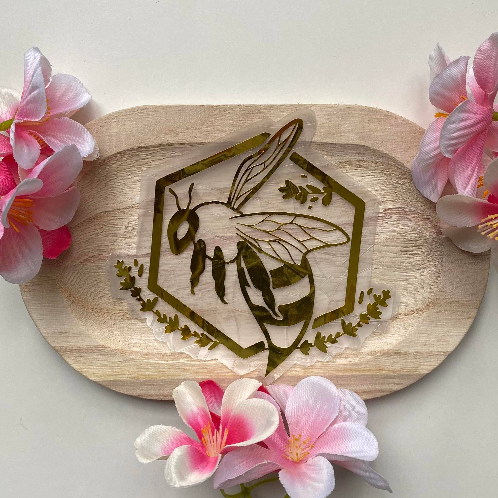 Arthelios Studio - Wholesale Suncatcher - Suncatcher Decals “Bee Flower”