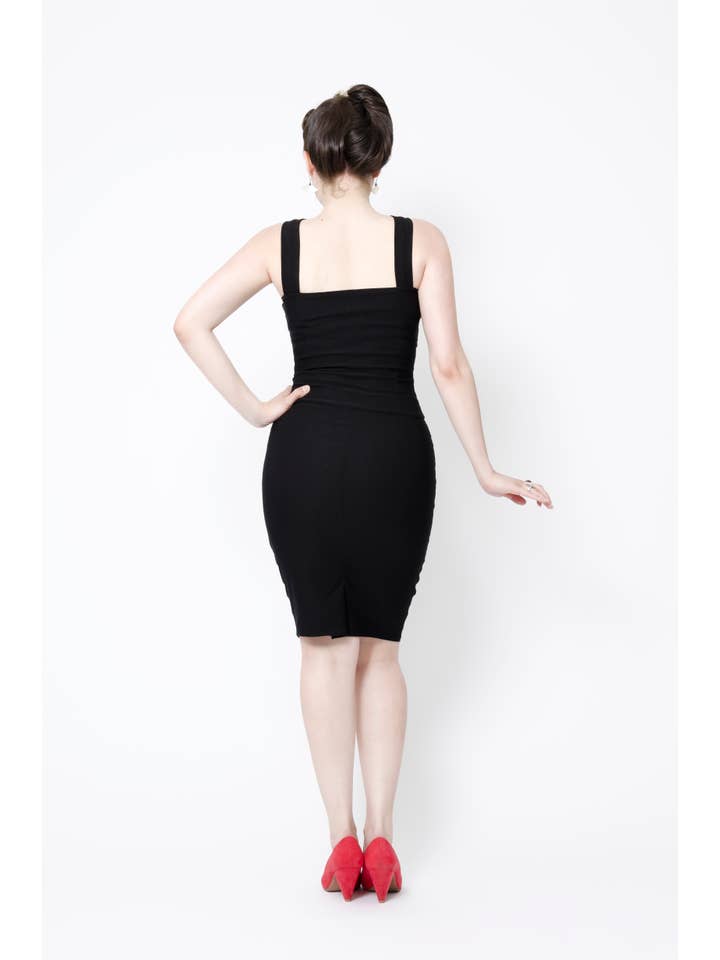 Putré-Fashion - Wholesale Dress - Women's - Vavavoom pencil dress - Black2