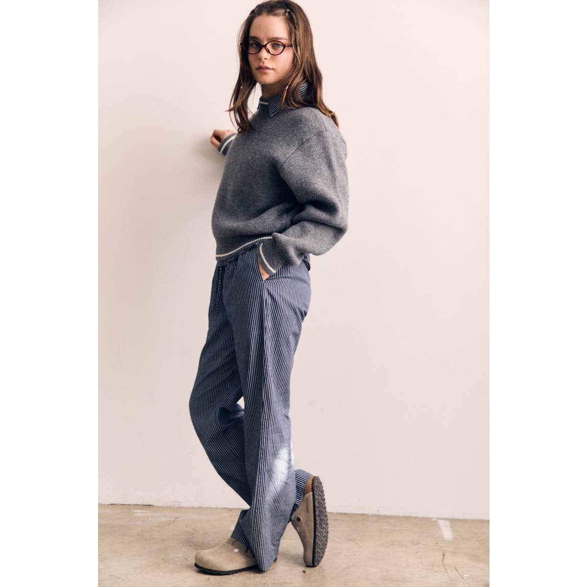 The Blank Lab - Wholesale Knit Sweater - Women's - CONTRAST COLOR SWEATHER TOP (AAB580)7