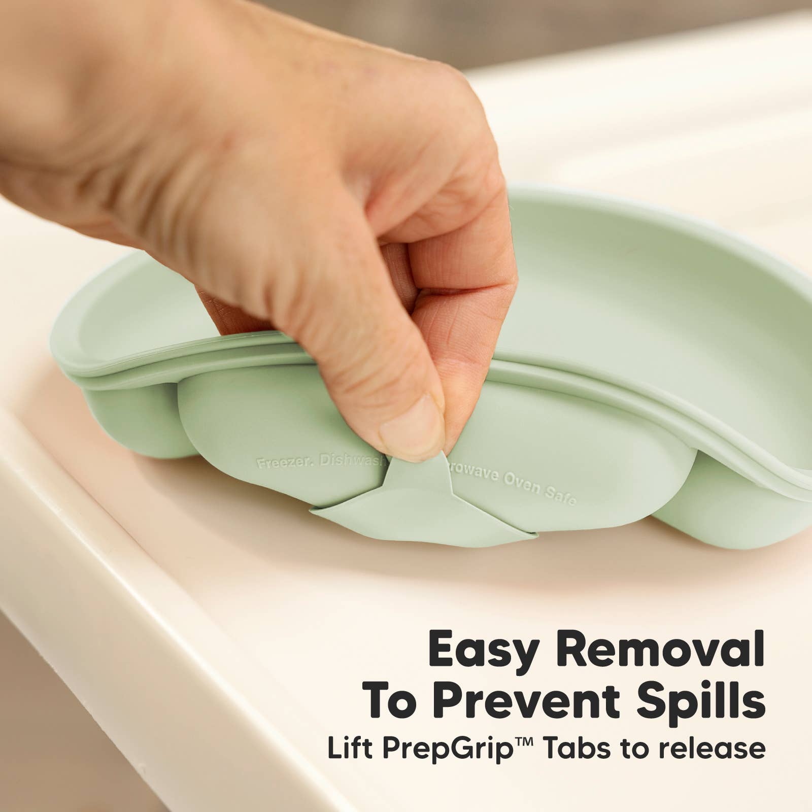 Mellow 3-Pack Prep Suction Plates with Lids BPA-Free Baby Plate for wholesale on Faire5