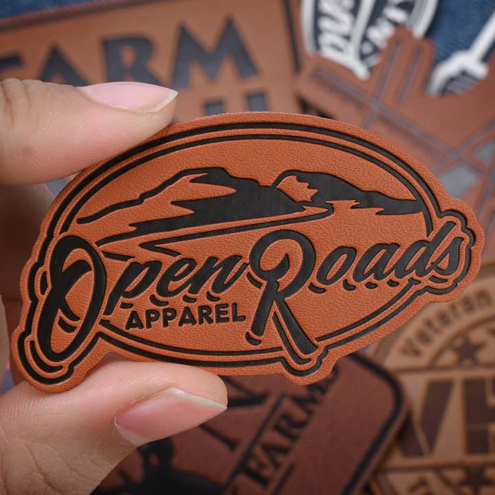 Patch en cuir personnalisé | Patch avec logo gravé ou imprimé pour la vente par GSJJ