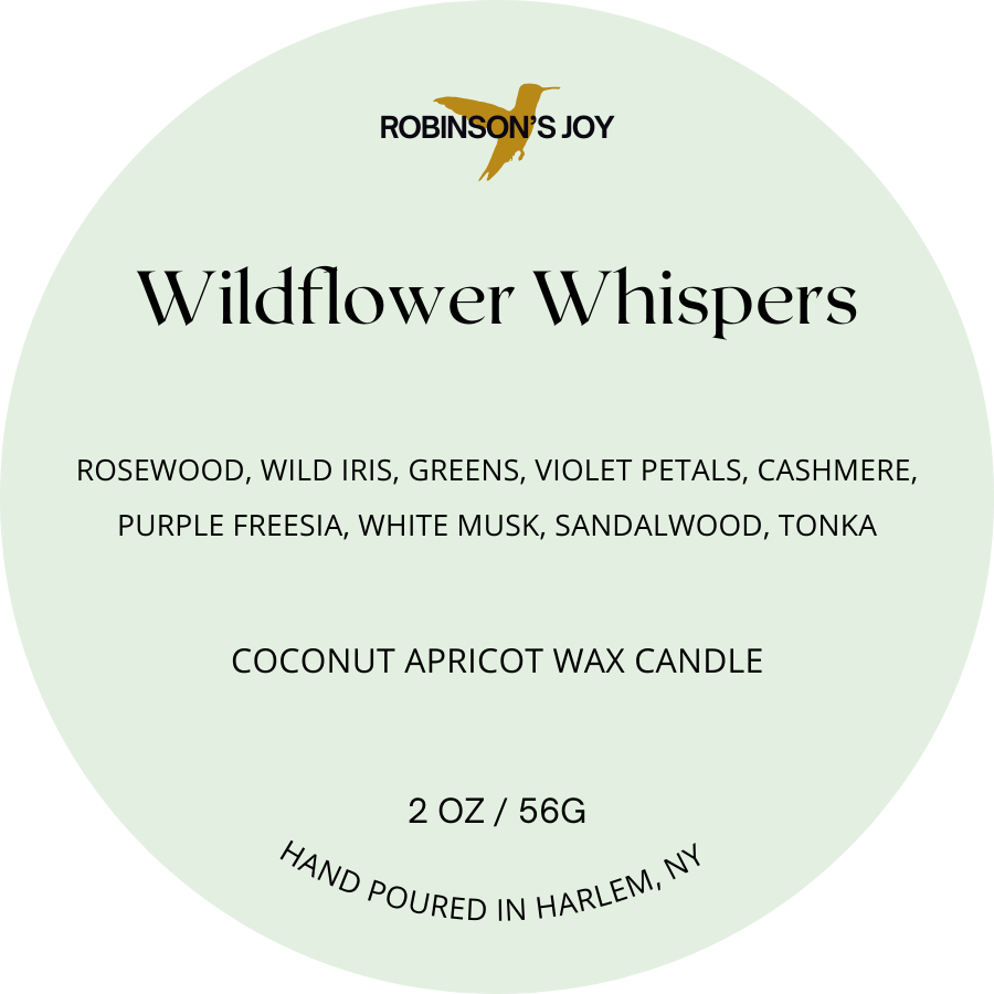 ROBINSON'S JOY - Wholesale Travel Candles - Wildflower Whispers 2oz Travel Candle - Spring 20262