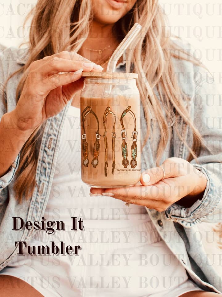 Gobelet en verre de 16 oz - Concevez-le pour la vente par Cactus Valley Boutique