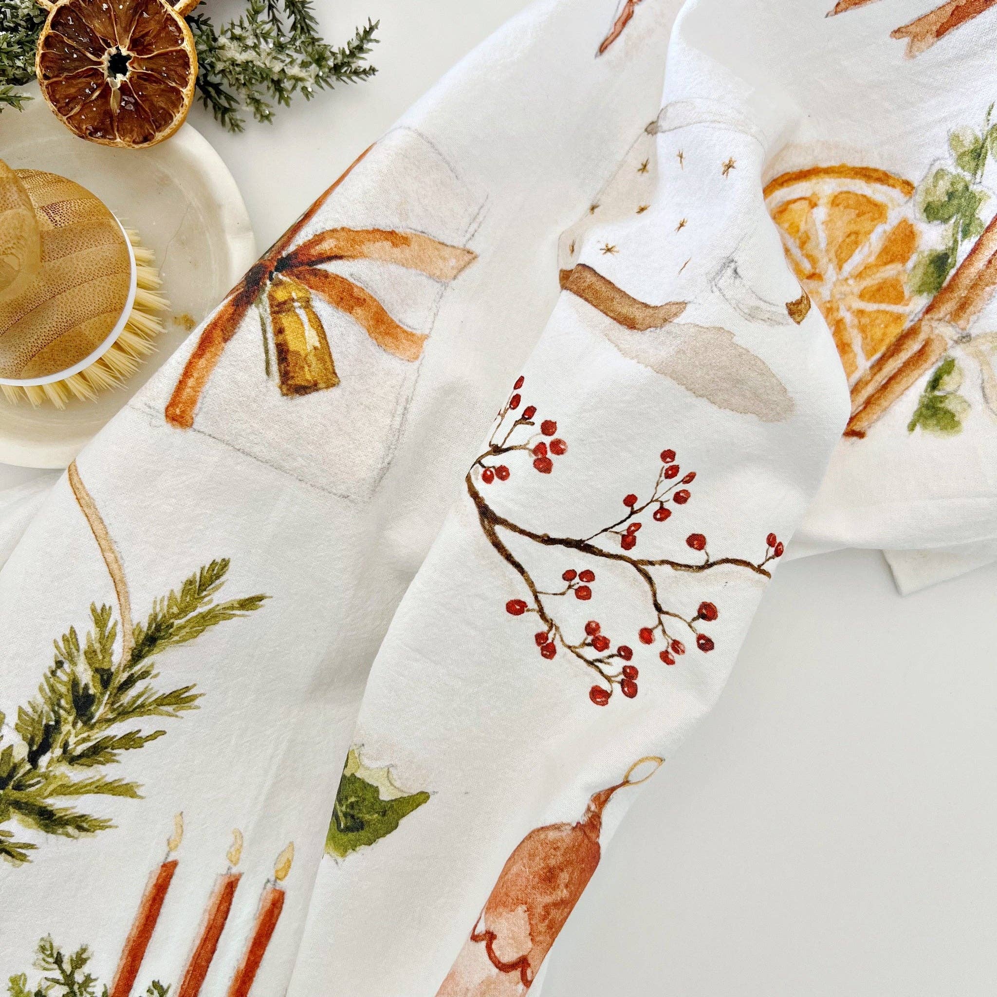 emily lex studio - Wholesale Tea Towel - yuletide tea towel3