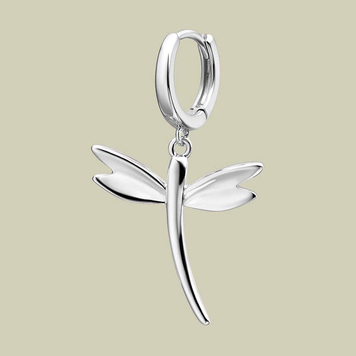 BRINCO PIERCING ARGOLA LIBÉLULA por atacado de EarCandy Jewelry