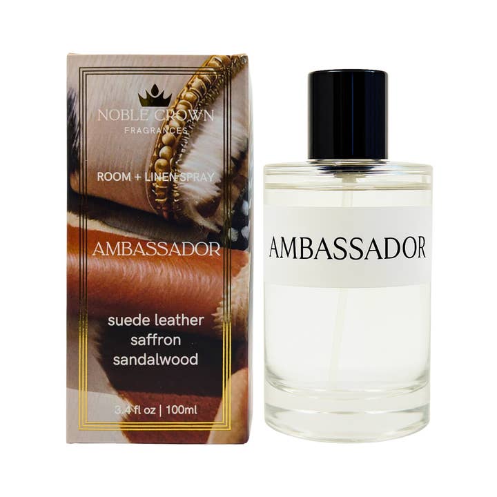 Ambassador Room + Linneduftspray for engroshandel hos Noble Crown Fragrances