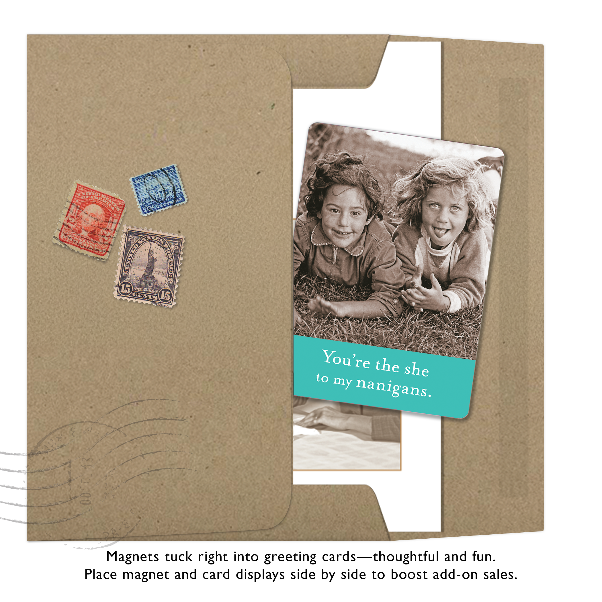 Shannon Martin Design - Wholesale Retailer Display - Paper & Novelty - Magnet Display Filled2