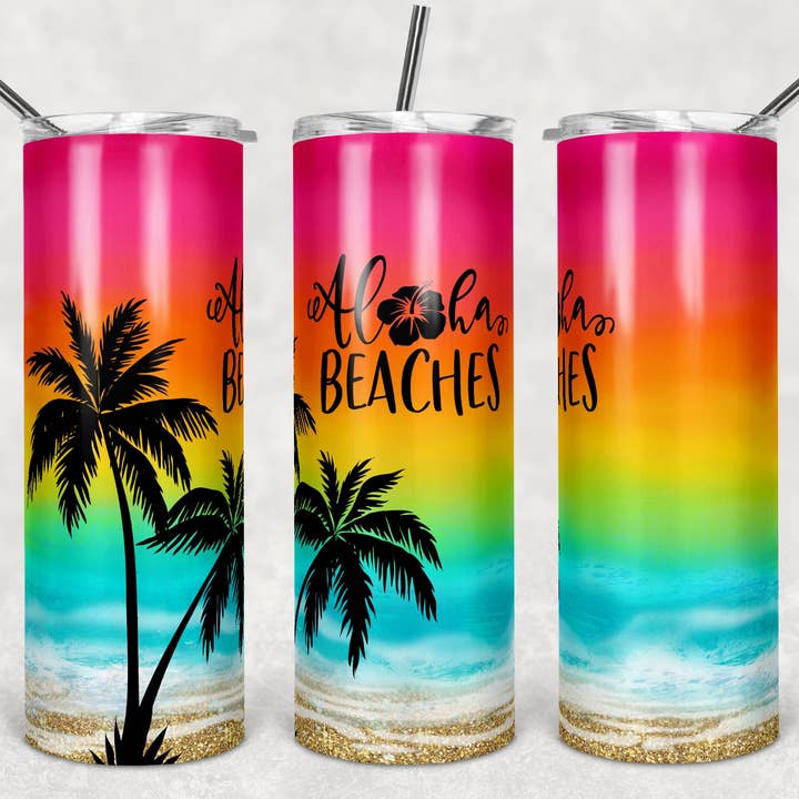 Vågor, Vatten, Regnbågsstrand, Aloha - Grossist för wholesale av Goalie Mom Designs