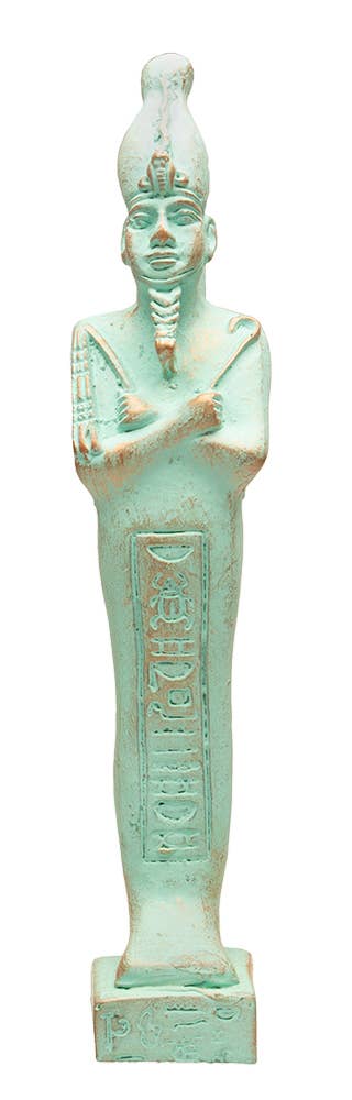 Discoveries, Inc. - Wholesale Decorative Figurine - Osiris Statue Patina Large - 7.5" - Egyptian God6