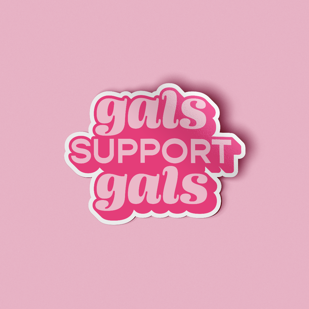 Woman-Owned Wallet - Wholesale Sticker - Gals Support Gals Sticker1