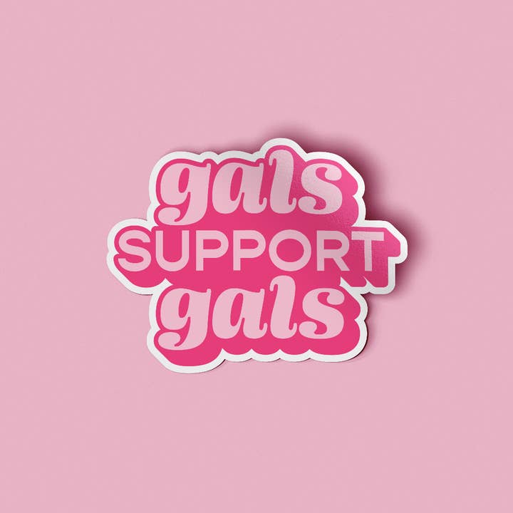 Woman-Owned Wallet - Wholesale Sticker - Gals Support Gals Sticker1