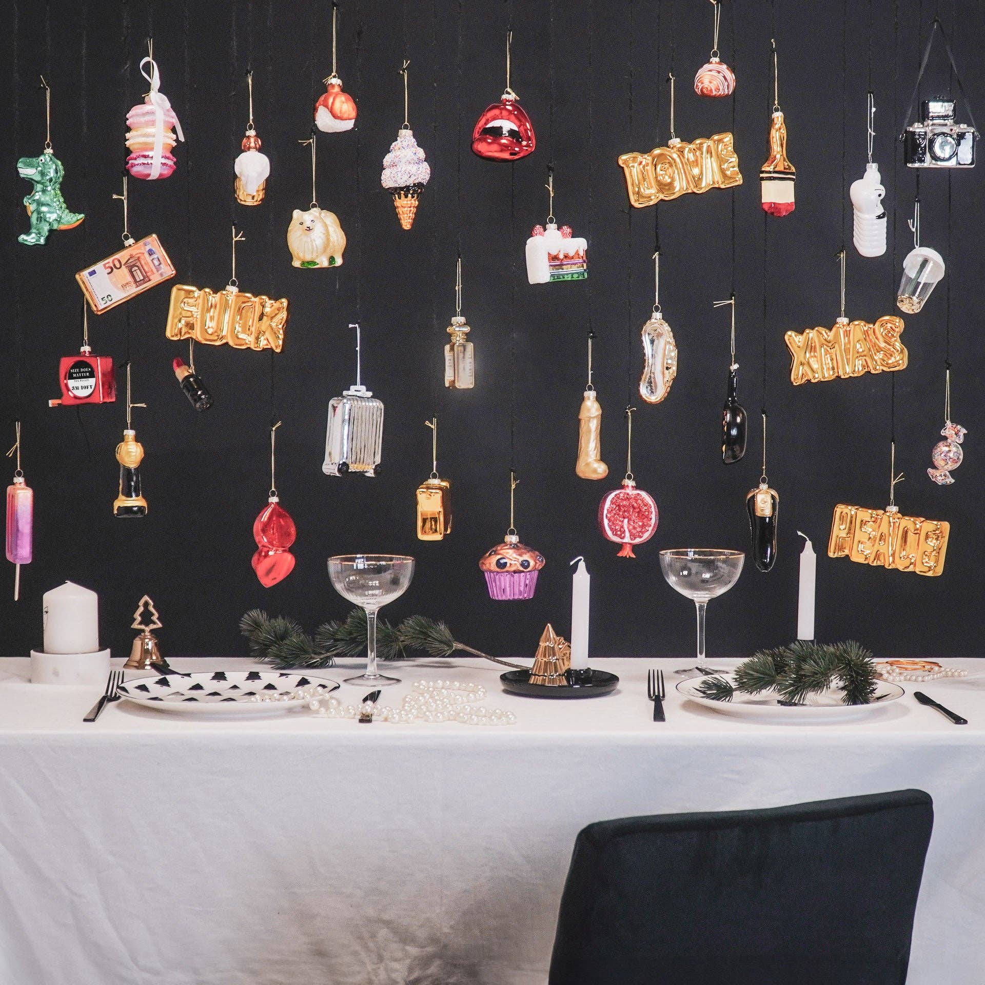 Housevitamin bv - Wholesale Ornament - Xmas Hanger - Icecream - Glass - 5,5x5,5x12cm5