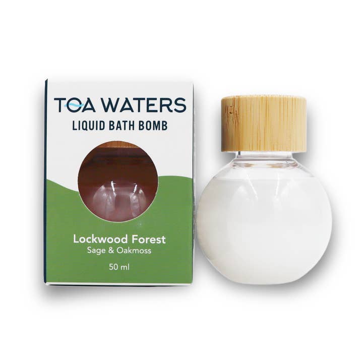 Lockwood Forest Liquid Bath Bomb - Sage, Oakmoss, and Lavender for wholesale by TOA Waters
