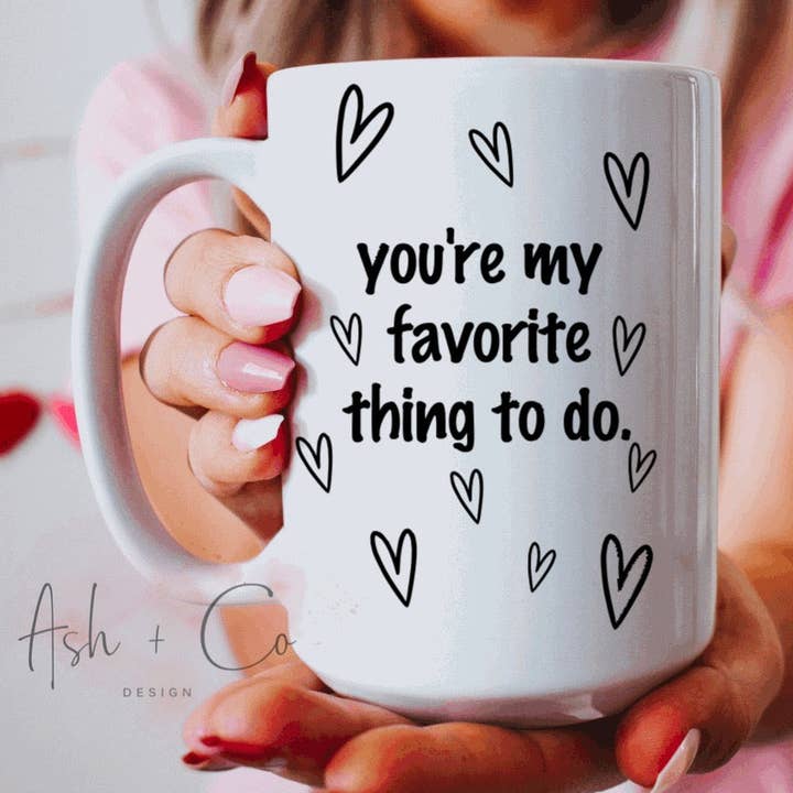 Valentines Day Funny Mug, Couples Gifts, Coffee Mugs for wholesale by Ash+Co