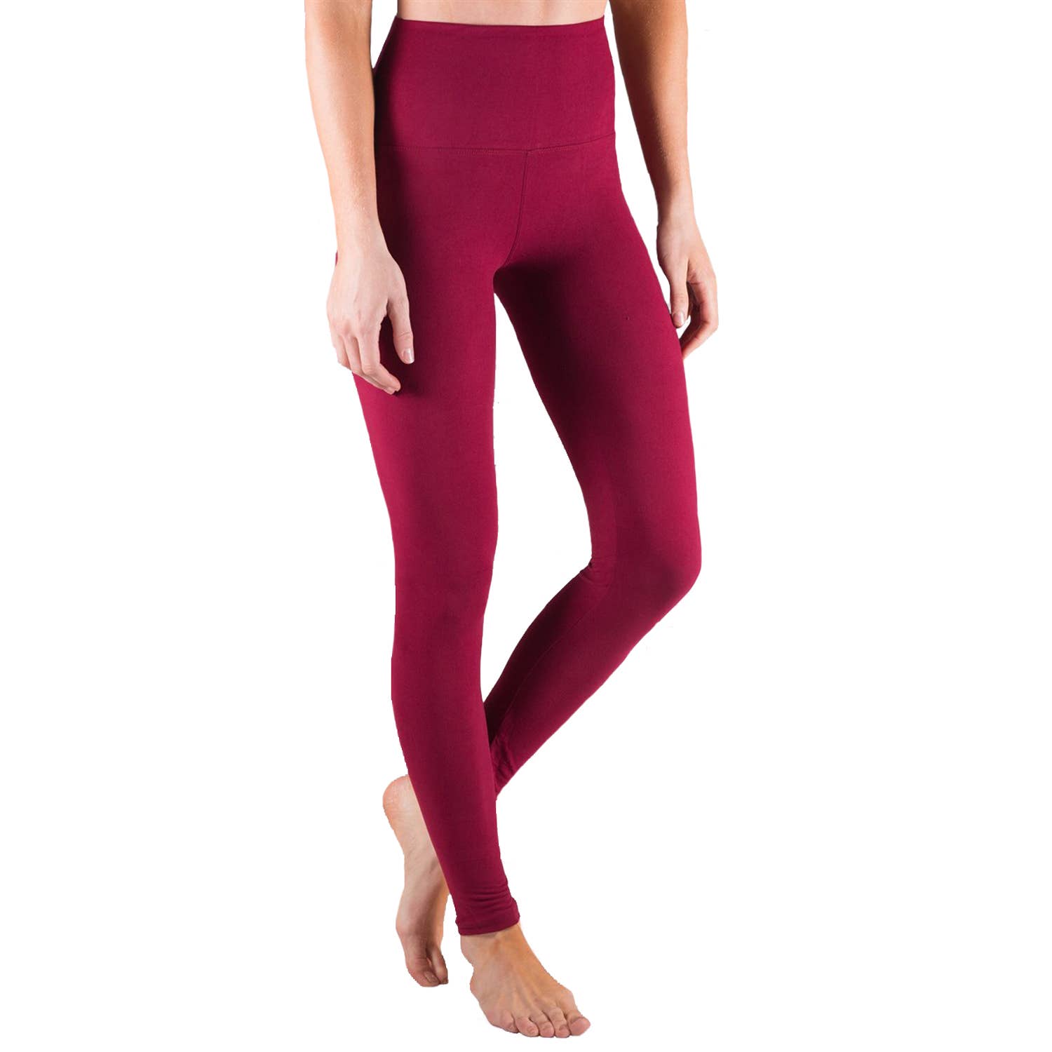 Truly Contagious - Wholesale Fashion Leggings - Women's - Super Soft 5" Waist | Tummy Control Leggings ( SOL01R-5 )2