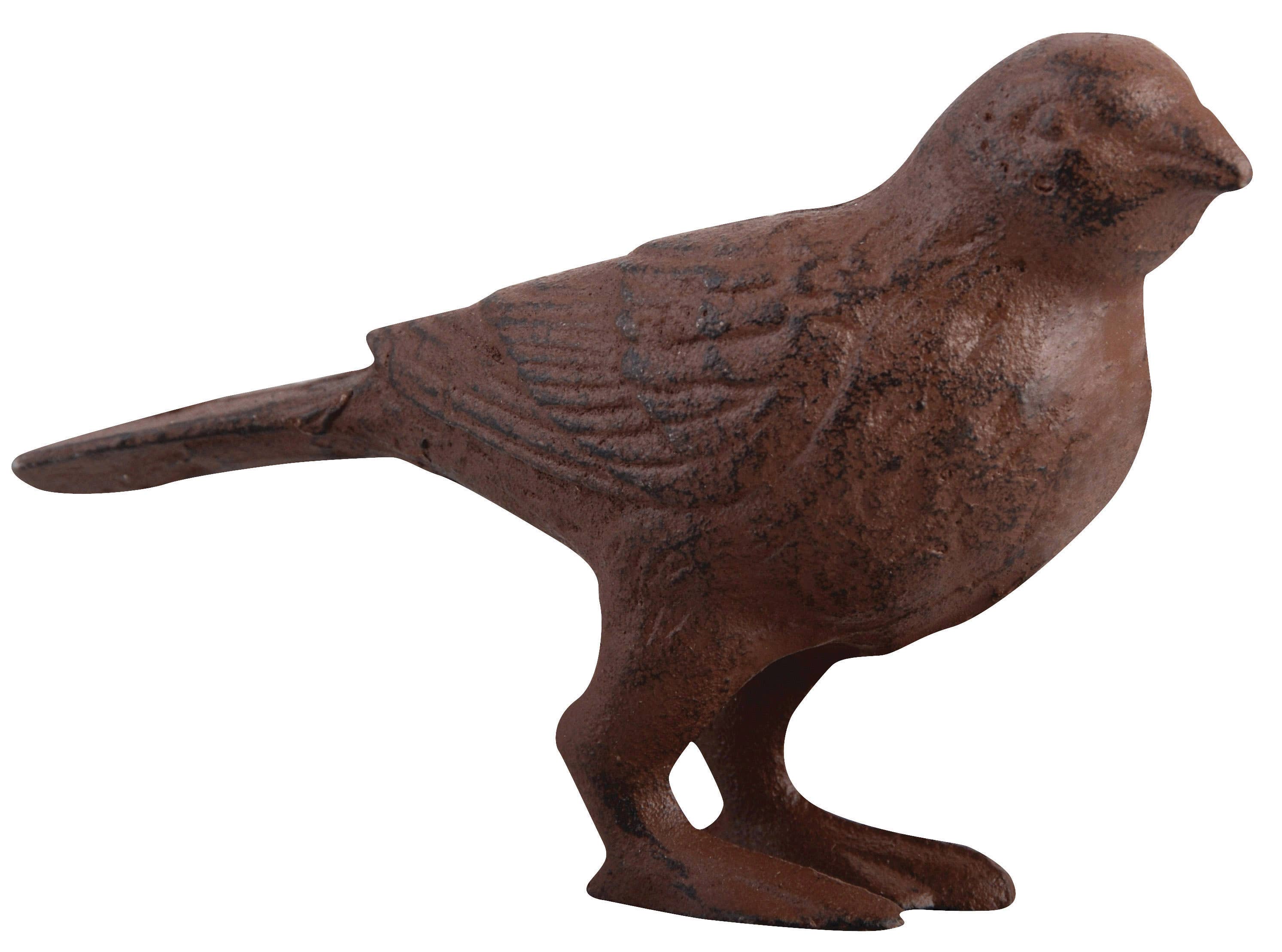 Esschert Design USA - Wholesale Decorative Figurine - Bird, Cast Iron, Antique Brown2
