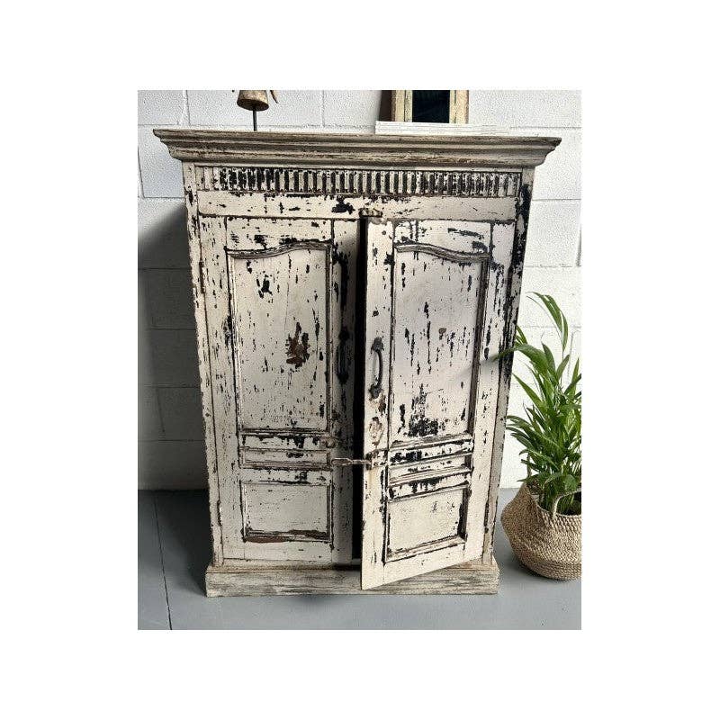 Paloma Black (Casa Natura Design, S.L.) - Wholesale Cabinet - Beautiful Vintage Wood Cabinet With 2 Doors1