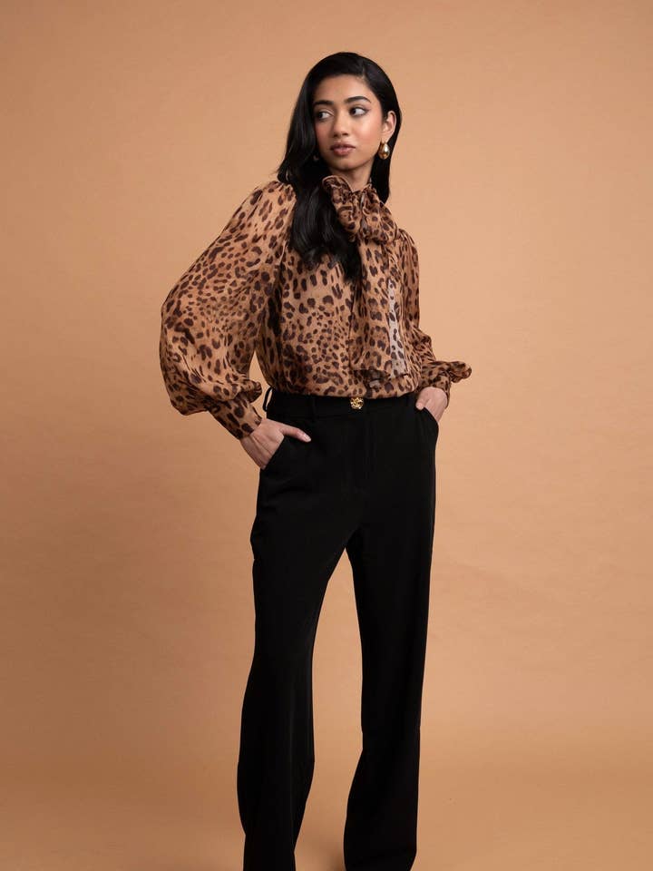 Pantalone LeDoré Rosette Nero per la vendita all'ingrosso da parte di LeDoré