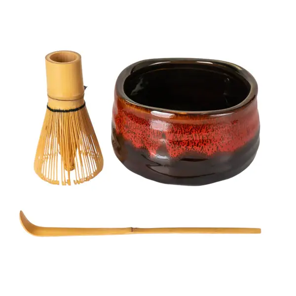 Urban Tokyo - Wholesale Kom - Matcha komset van 620 ml met bamboe garde en theelepel2