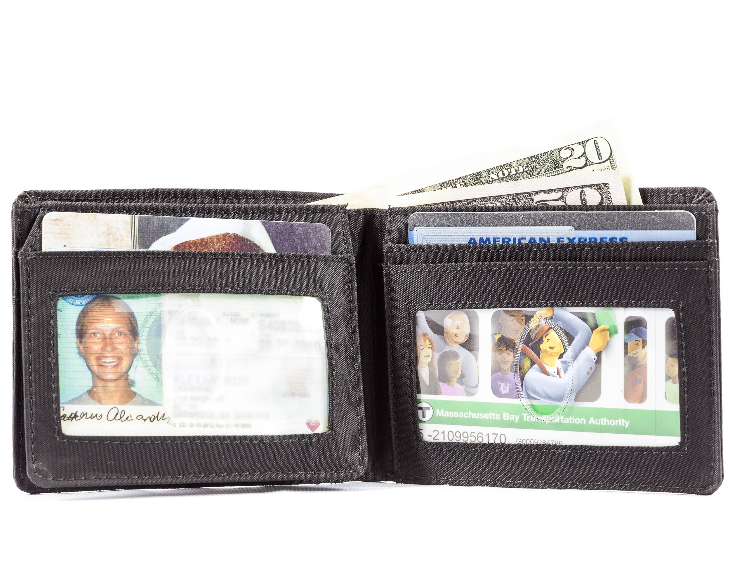 Big Skinny Wallets - Wholesale Wallet - Men's - L-Fold Trifold Wallet - Black2