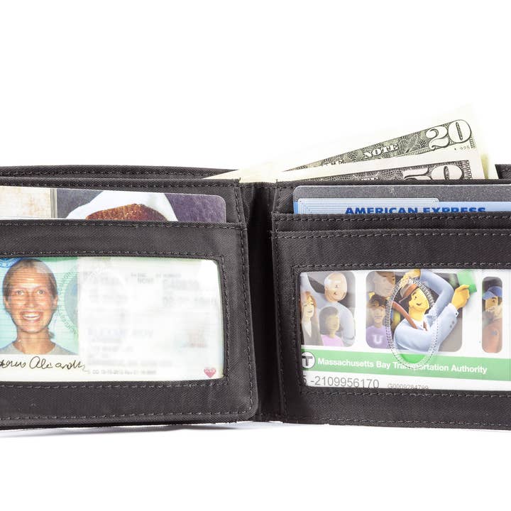 Big Skinny Wallets - Wholesale Wallet - Men's - L-Fold Trifold Wallet - Black2